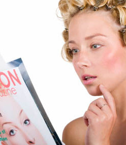 Woman With Magazine